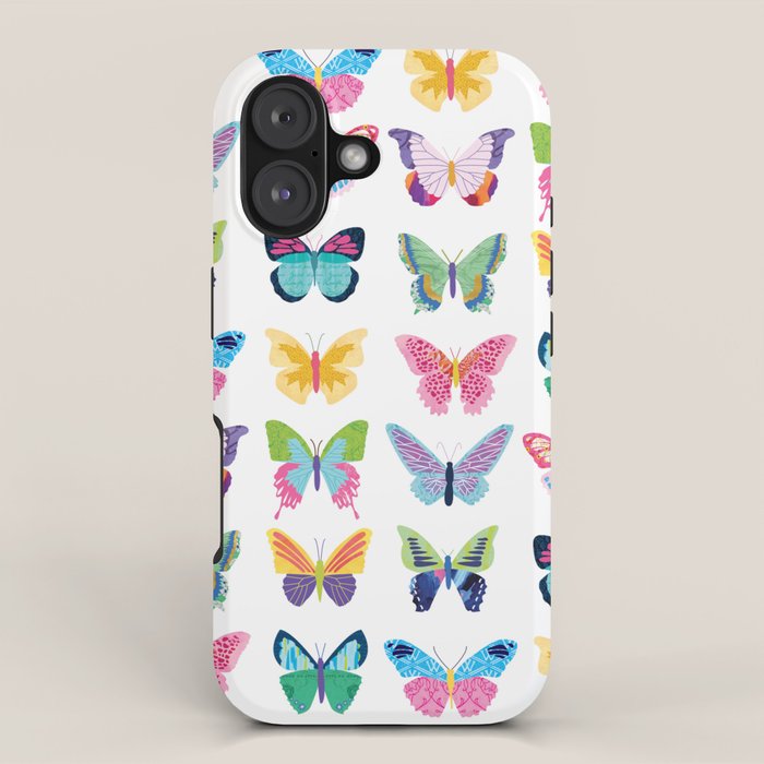 Colorful Butterflies  iPhone Case Gallery Image 1