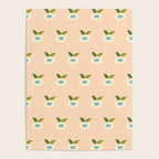 Simple Peach Floral - small flowers Poster Gallery Image 4
