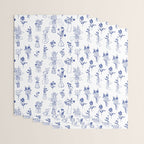 Simple Still Life with Flowers and Vases Wrapping Paper Gallery Image 3