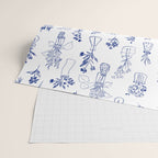Simple Still Life with Flowers and Vases Wrapping Paper Gallery Image 2