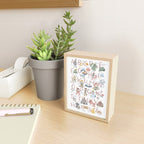 Fairy tale alphabet, fairytale ABC in pink and pastel Mini Art Print Gallery Image 2