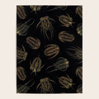 Trilobites - Marine Fossil Pattern Poster Gallery Image 4