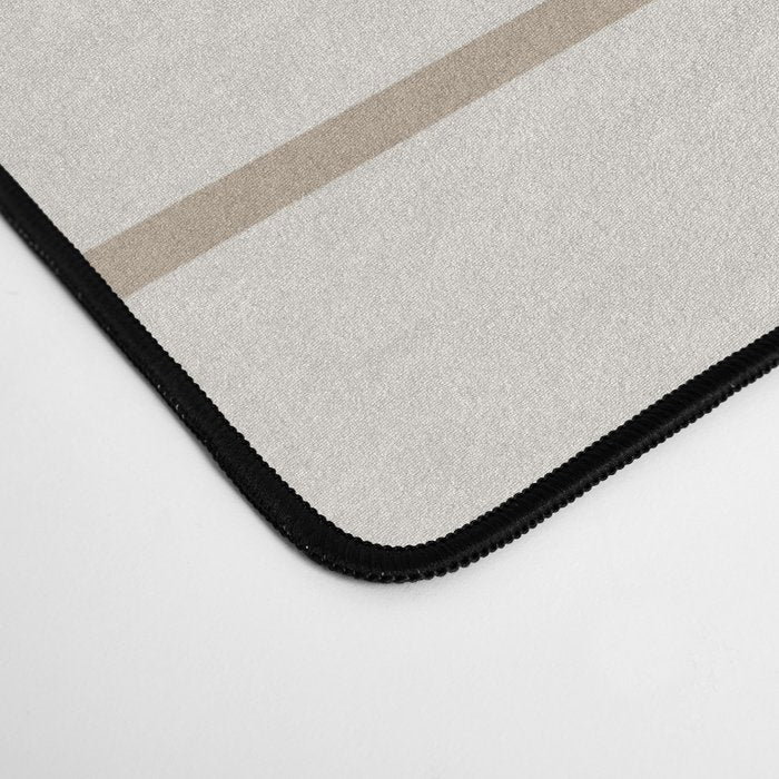 Minimal Arch XI Natural Neutral Modern Geometric Lines Desk Mat Gallery Image 4