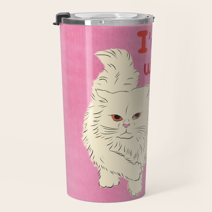 I'm Done With This Shit - Funny Cat Pun Travel Mug Gallery Image 3