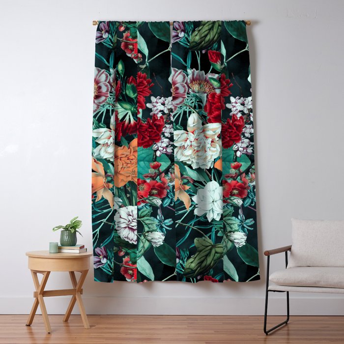 Midnight Garden Window Curtain Gallery Image 5