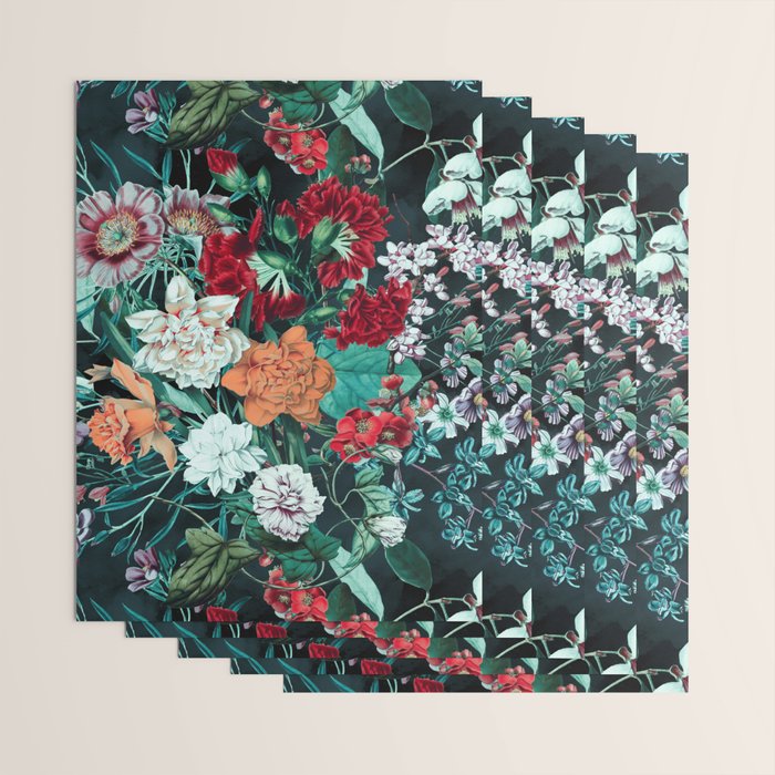 Midnight Garden Wrapping Paper Gallery Image 3