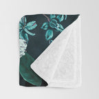 Midnight Garden Throw Blanket Gallery Image 3