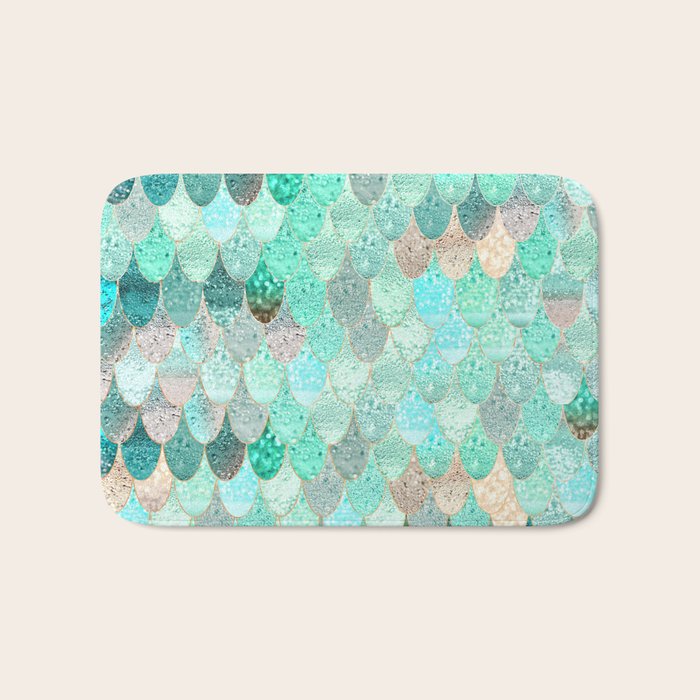 SUMMER MERMAID Bath Mat Gallery Image 1