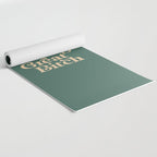 YOUâRE DOING GREAT BITCH vintage green cream Yoga Mat Gallery Image 2