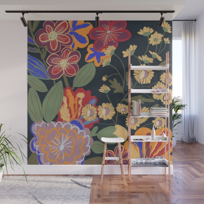 Eclipse garden Wall Mural Gallery Image 1