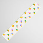 Colorful toy house city pattern Table Runner Gallery Image 3