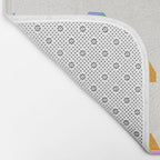 Colorful toy house city pattern Bath Mat Gallery Image 2