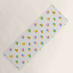 Colorful toy house city pattern Yoga Mat Gallery Image 1