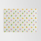 Colorful toy house city pattern Rug Gallery Image 2