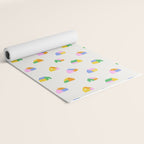 Colorful toy house city pattern Yoga Mat Gallery Image 2