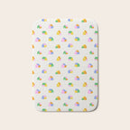 Colorful toy house city pattern Bath Mat Gallery Image 1