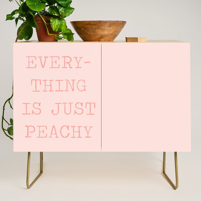 Just Peachy Credenza Gallery Image 1