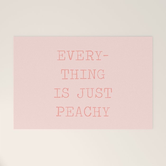 Just Peachy Welcome Mat Gallery Image 1
