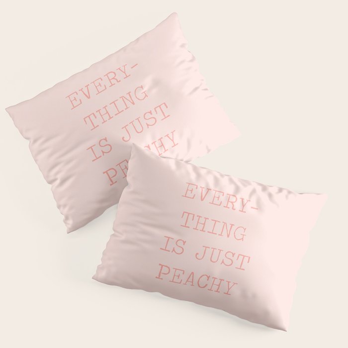 Just Peachy Pillow Sham Gallery Image 1