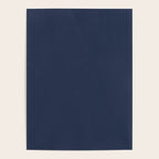 INDIGO BLUE Deep Navy solid color Poster Gallery Image 4