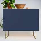 INDIGO BLUE Deep Navy solid color Credenza Gallery Image 1