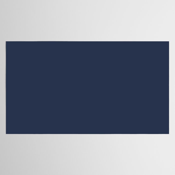 INDIGO BLUE Deep Navy solid color Tablecloth Gallery Image 2