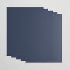 INDIGO BLUE Deep Navy solid color Wrapping Paper Gallery Image 3