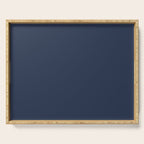 INDIGO BLUE Deep Navy solid color Serving Tray Gallery Image 1