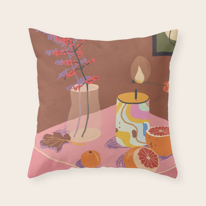 Light Throw Pillow Gallery Image 1