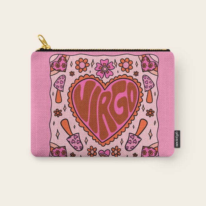 Virgo Heart Carry All Pouch Gallery Image 1