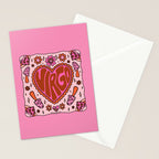 Virgo Heart Stationery Card Gallery Image 2
