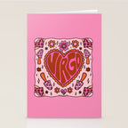 Virgo Heart Stationery Card Gallery Image 2