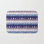 Mountains & Moons Stripe Bath Mat Gallery Image 1