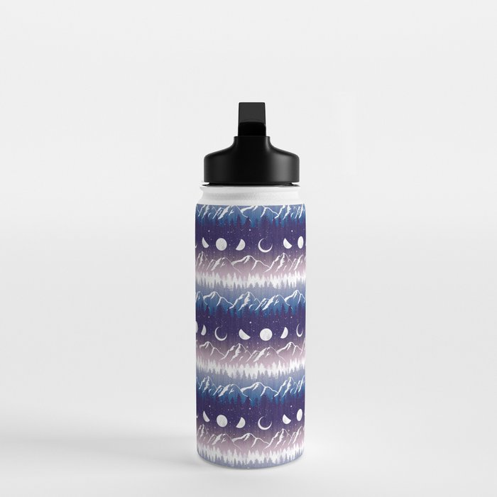 Mountains & Moons Stripe Water Bottle Gallery Image 3