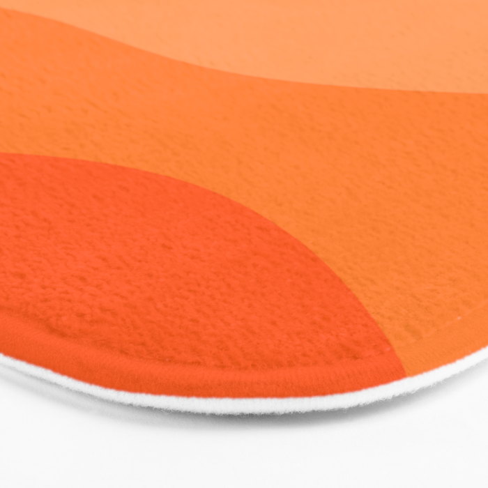 Creamsicle Dream - Abstract Bath Mat Gallery Image 3