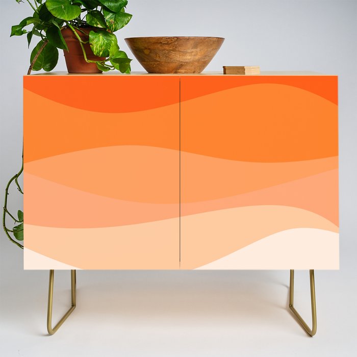 Creamsicle Dream - Abstract Credenza Gallery Image 1
