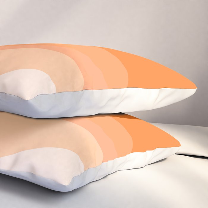 Creamsicle Dream - Abstract Pillow Sham Gallery Image 3