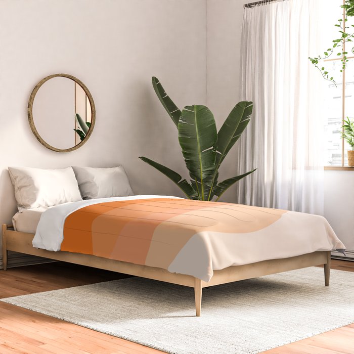 Creamsicle Dream - Abstract Comforter Gallery Image 2