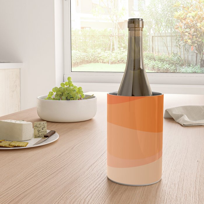 Creamsicle Dream - Abstract Wine Chiller Gallery Image 4