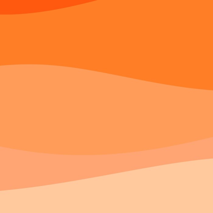 Creamsicle Dream - Abstract Coffee Mug Gallery Image 2