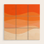 Creamsicle Dream - Abstract Wood Wall Art Gallery Image 1