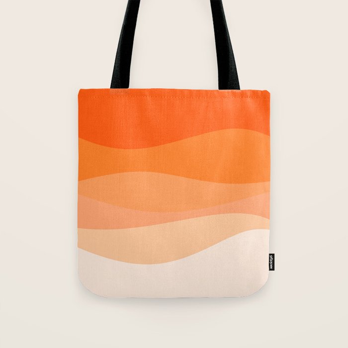 Creamsicle Dream - Abstract Tote Bag Gallery Image 1
