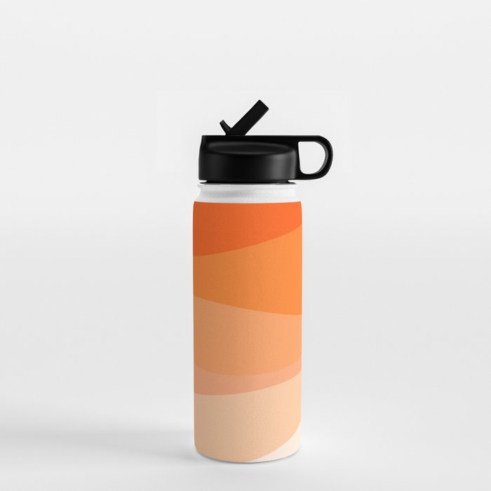 Creamsicle Dream - Abstract Water Bottle Gallery Image 1