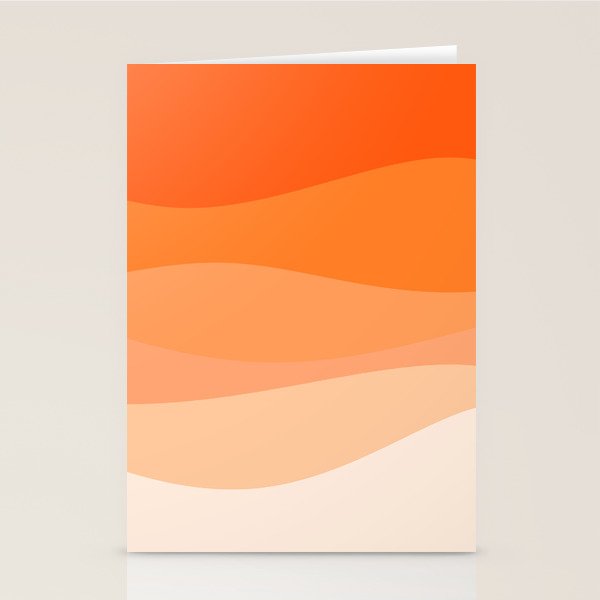 Creamsicle Dream - Abstract Stationery Card Gallery Image 2