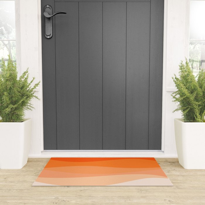 Creamsicle Dream - Abstract Welcome Mat Gallery Image 3