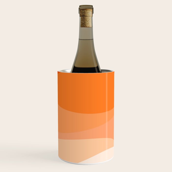 Creamsicle Dream - Abstract Wine Chiller Gallery Image 3