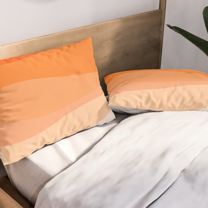 Creamsicle Dream - Abstract Pillow Sham Gallery Image 2