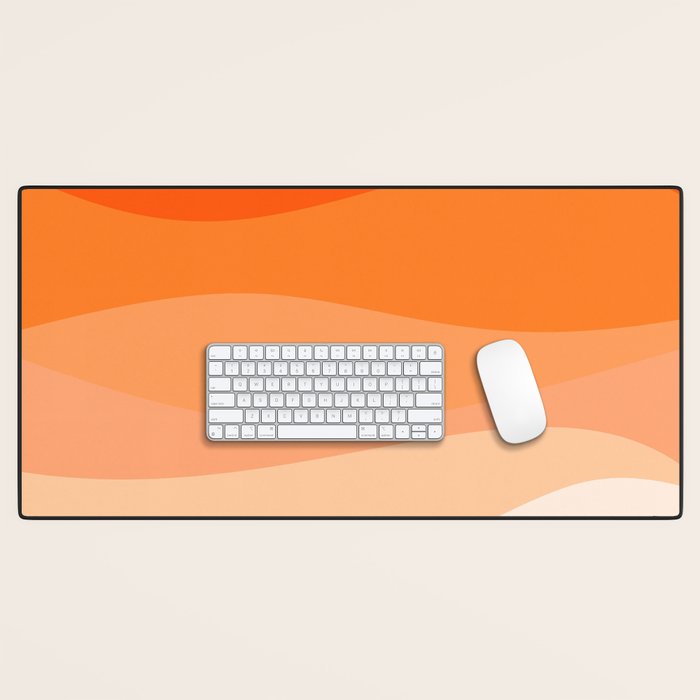 Creamsicle Dream - Abstract Desk Mat Gallery Image 1