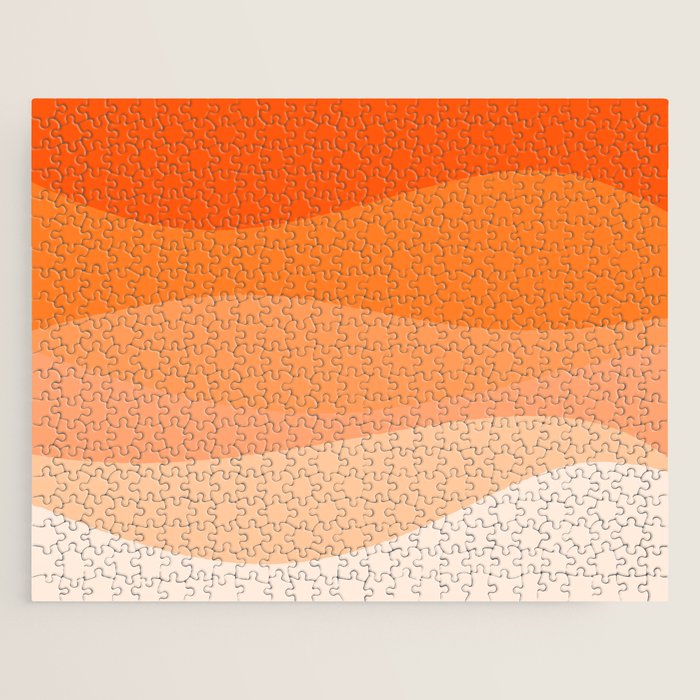 Creamsicle Dream - Abstract Jigsaw Puzzle Gallery Image 1