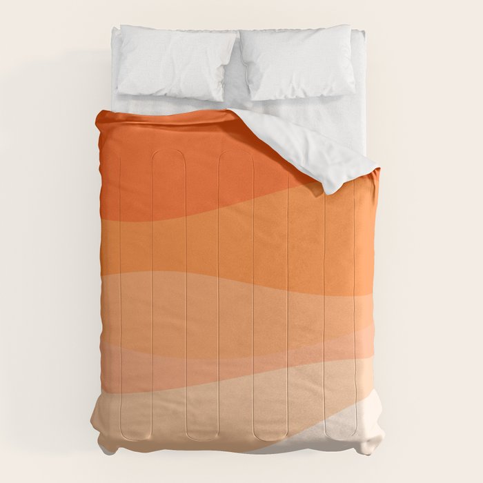 Creamsicle Dream - Abstract Comforter Gallery Image 6